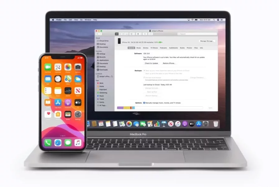 iCloud、Finder、iTunes を使用して iPhone データを Mac にバックアップする